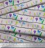 Soimoi Gray Japan Crepe Satin Fabric Artistic Leaf & Floral Fabric Prints By Metre 42 Inch