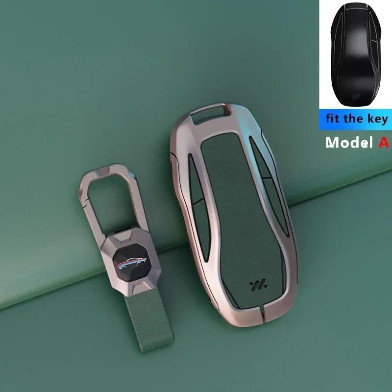 Zinc Alloy Leather NFC Key Case for IM LS6 MAX LS7 PRO L7 Dynamic Car Remote Protection Cover Bag Shell Keychain Accessories