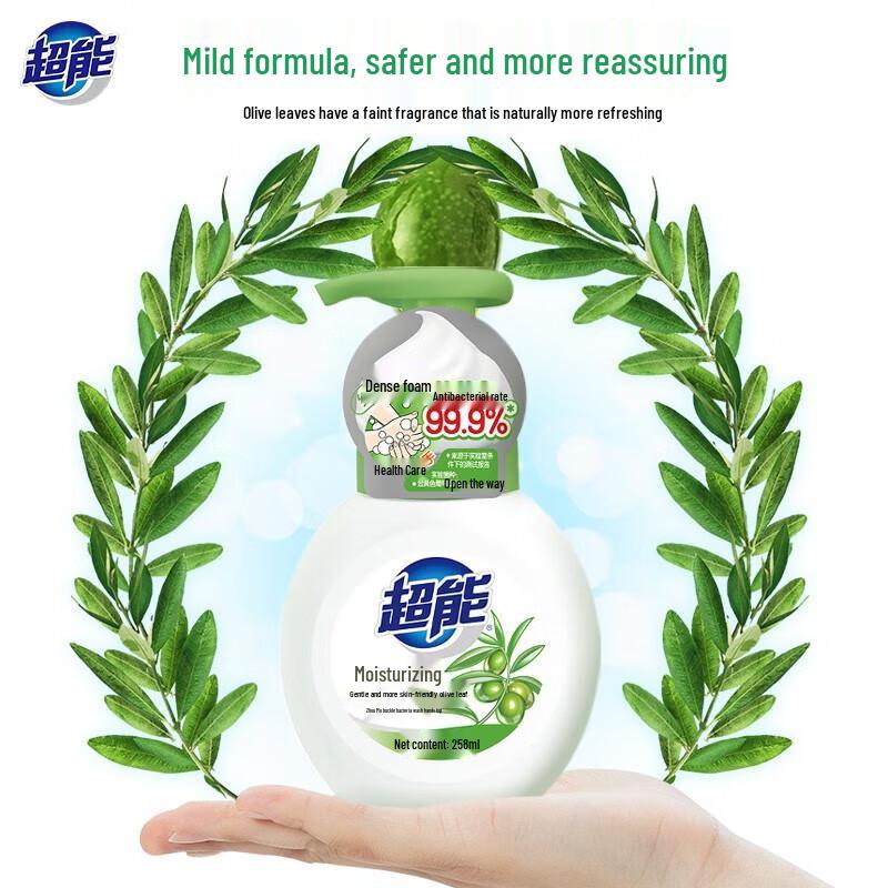 Chao Neng Foaming Antibacterial Hand Soap, Moisturizing, 2 X 258ml