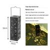Solar Butterfly Hollow Iron Art Lantern