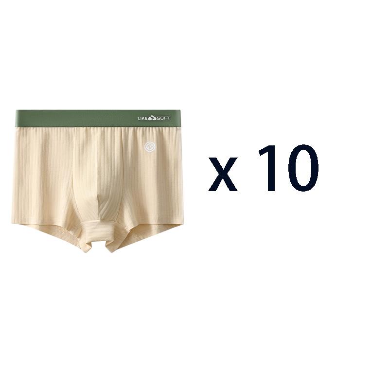 10 ks Pánské pruhované Homme U konvexní boxerky spodní prádlo sexy spodky mužské spodní prádlo boxerky kalhotky