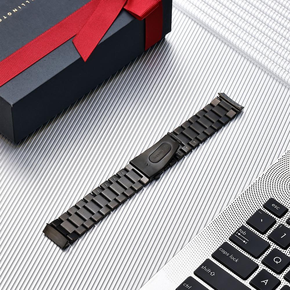 Three Beads No‑Gap Stainless Steel Watch Strap Quick Release Metal Replacement Wrist Band for Huawei Watch GT5 46mm Accessories
