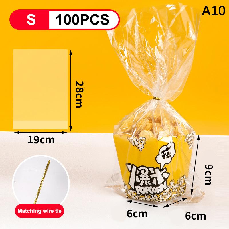 Disposable Popcorn Buckets Container Holder Paper Cup Popcorn Boxes Packaging Box For Theme Birthday Party Decoration
