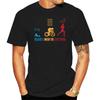 Summer Sports Triathlete Gift Swim Bike Run Triathlon Women Men High Quality T-Shirt