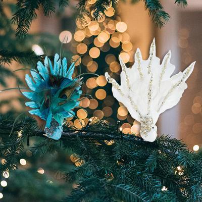 2x Peacock Christmas Tree Ornament Birthday Gift Decorations Cute Children Collectible for