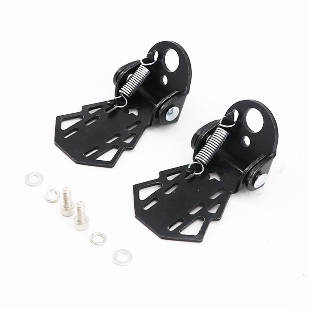 Accessories Road Bike Folding Metal MTB Bike Footrests Rear Seat Bicycle Foot Pegs Bike Pedals