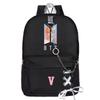 Boys Bts Bangtan Backpack School Bookbag Student Travel Shoulder Bag Rucksack