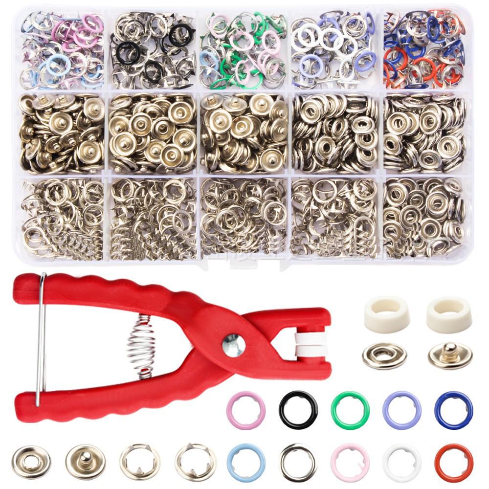 Kit de scule pentru nasturi cu capse: Set Bază Rivet & Perforator pentru Butoni Snap 633/655/831/201