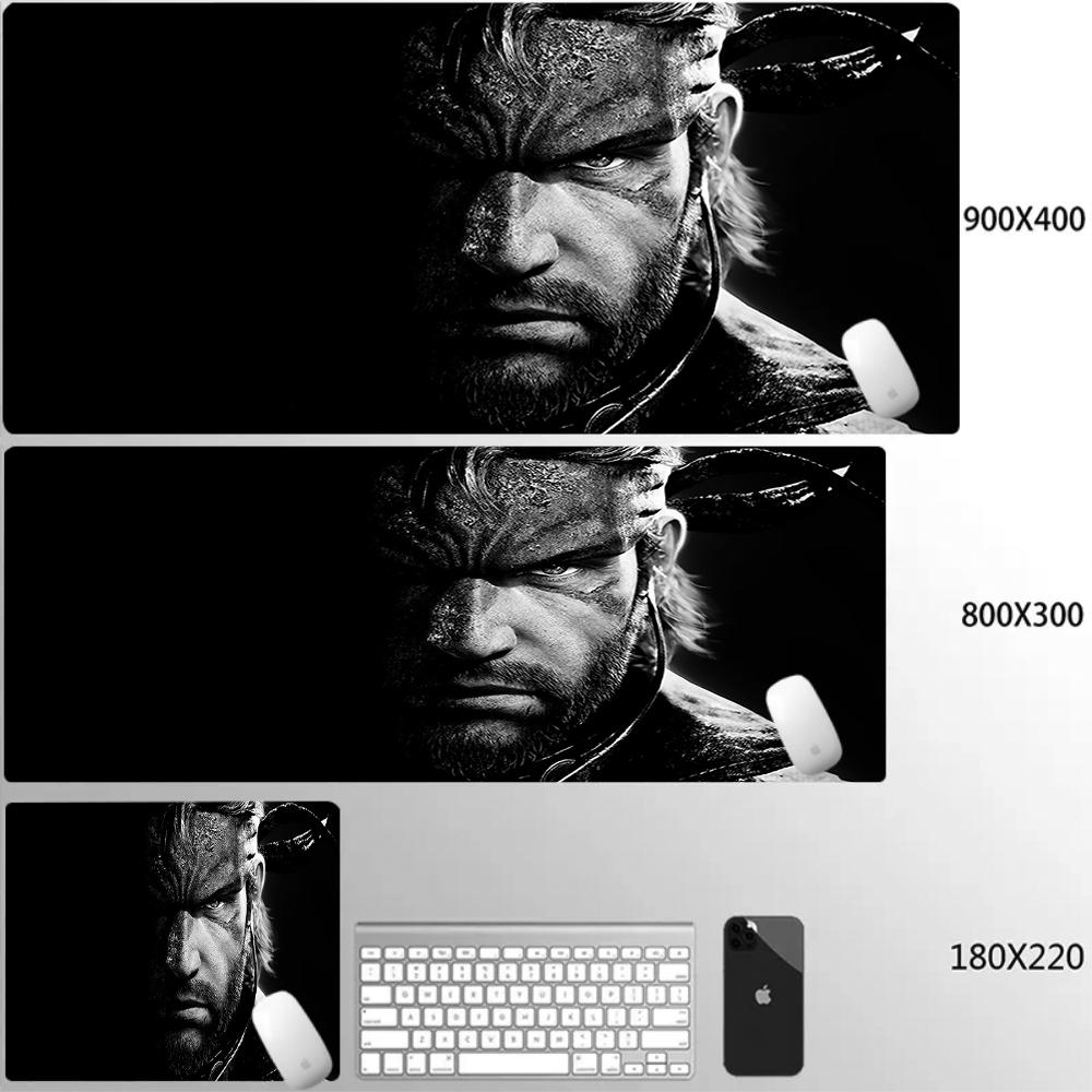 Mouse Pad Office PC HD Anime Gamer Cabinet Keyboard Pad Mousepad Metal Gear Solid Laptop Gaming Accessories Desk Mat XXL Carpet