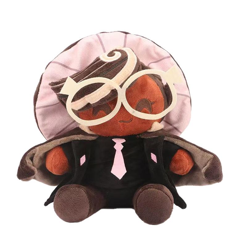 

Cookie Run Plush Toys Realistic Game Peripherals Exquisite Fan Collection Desktop Decorative Items Birthday Presents For Childs чёрный