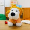 Popular West Highland Puppy Pendant Plush Doll Cute Dressed Dog Keychain Charm Scribbled Dog Doll