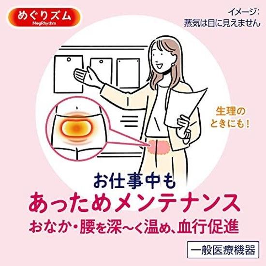 Megurizumu Steam Heat Sheet Type Stick on Inner Side Underwear 5 Sheets x 2 Sets + Bonus Included
