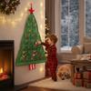 Fabric Christmas Advent Calendar with Pockets Xmas Tree Empty Cloth Reusable Hanging Storage Bag dvent Calendar to Fill 24 Days