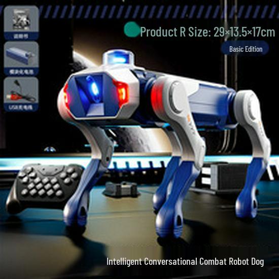 Yushu Bionic AI Robot Dog: Intelligent Remote-Controlled Pet with Somersault Ability