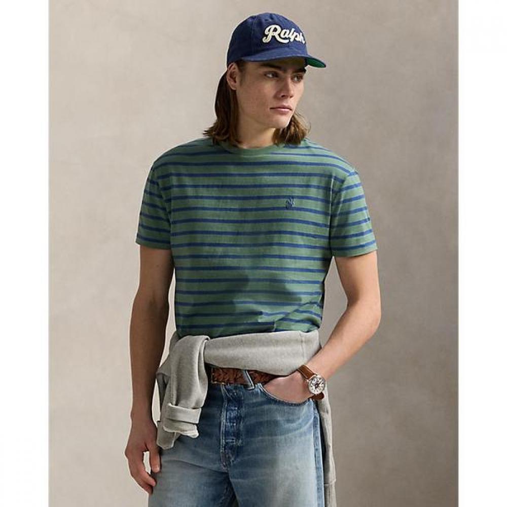 Polo Ralph Lauren Mens CusTom Slim FiT STriped Jersey T shirT  mnpoTsh1n822848300 S
