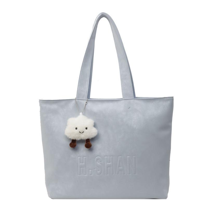 Large-capacity Commuter Tote Bag Women's New Fashion Temperament Handbag Simple Casual Shoulder Messenger Bag