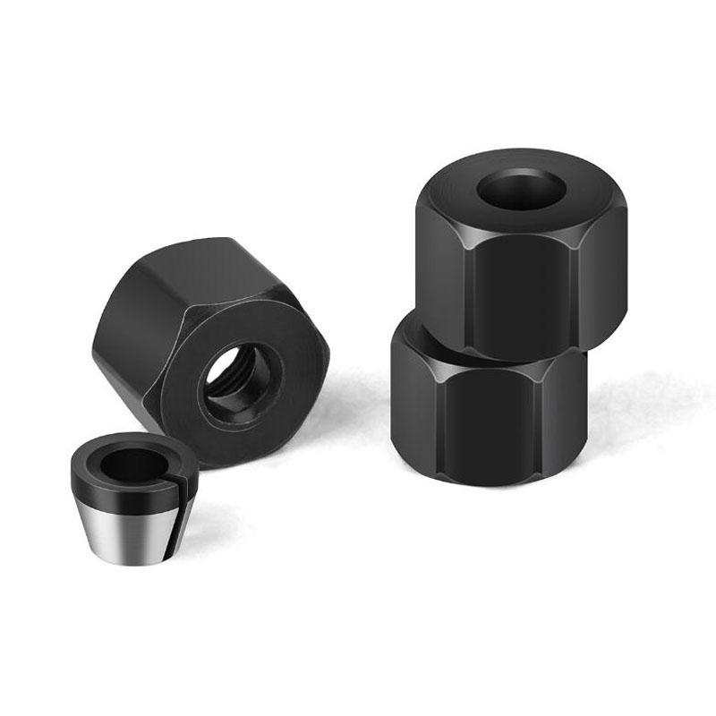 6mm 6,35mm 8mm kleštinové sklíčidlo Gravírovací stroj s maticovým adaptérem pro frézování bitů Příslušenství pro elektrické frézy