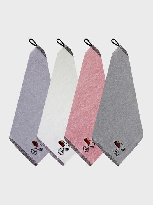 

Рушник Songwol Snoopy Блок Чорне Кільце Хустинка [4 шт.] 4 sheets evenly