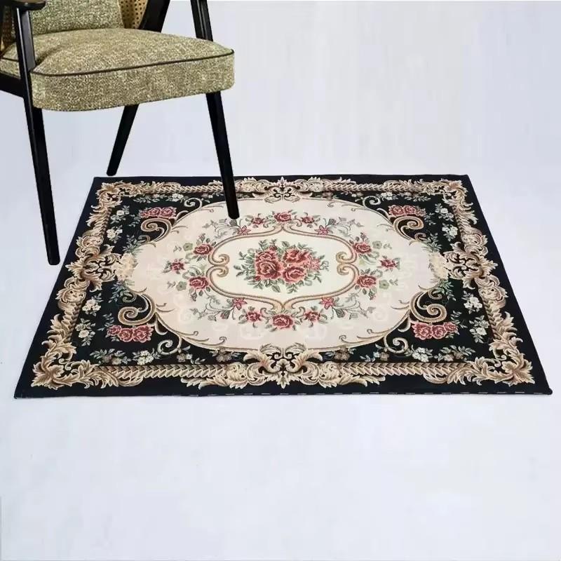 

American Style Carpet Living Room Decor Bedside Floor Mat Entrance Doormat Absorbent Bathroom Foot Rugs Anti-Slip Kitchen Pad About 40x60cm