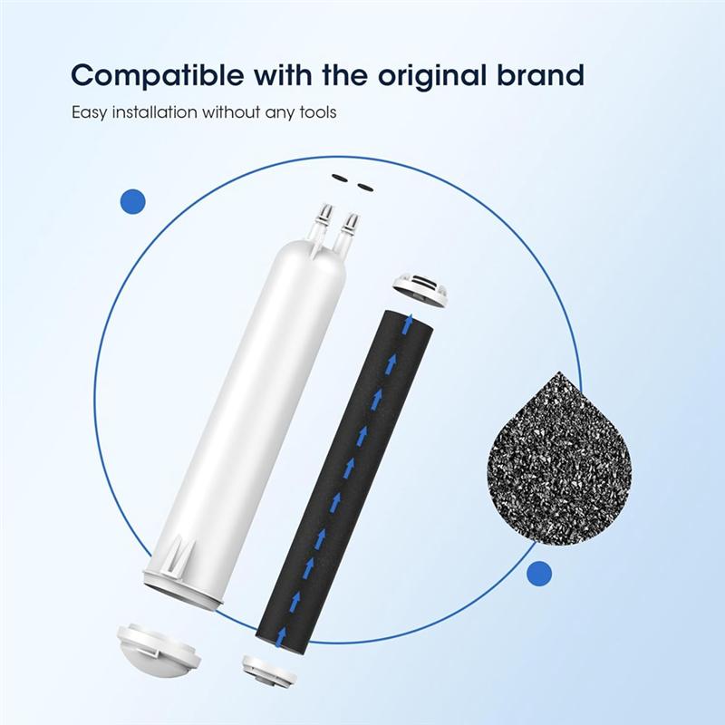 LITE-Refrigerator Water Filter Replace 4396841 For EDR3RXD1, 4396841, 4396710, Filter 3, 46-9083,46-9030, 9030 Refrigerator Filt
