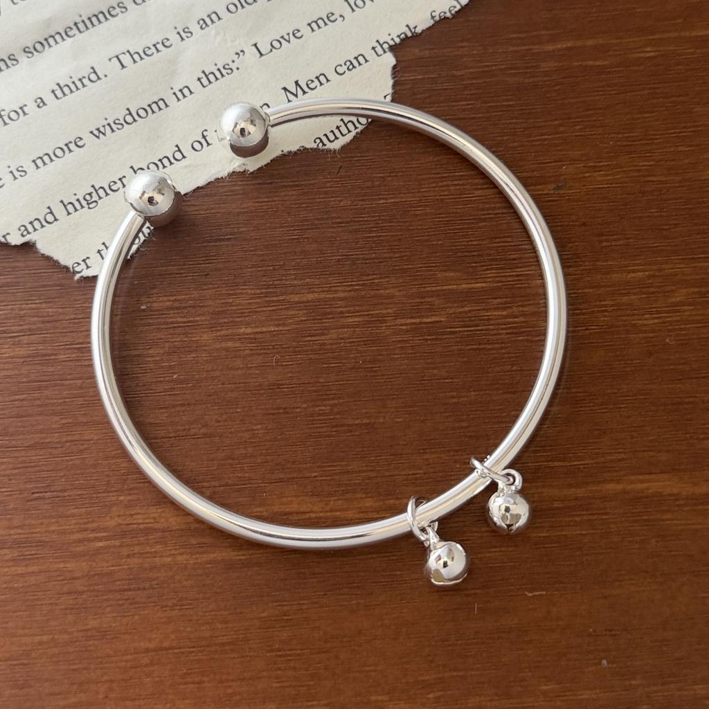 Xiaomi 100% Solid 925 Sterling Silver Metal Bracelet for Women Vintage Handmade Simple Balls Tassel Bracelet Birthday Gift Party