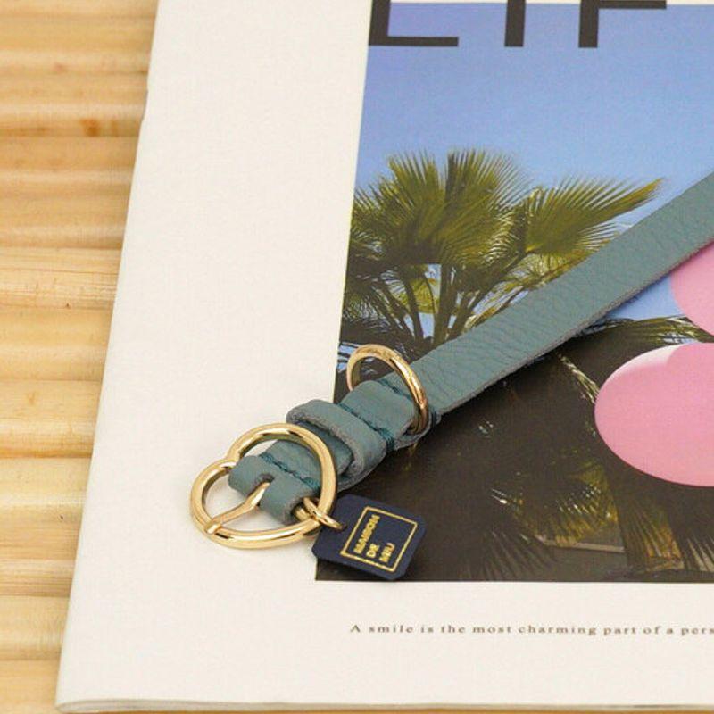 MAISON DE MIU Heart Pendant Collar - Indian Blue