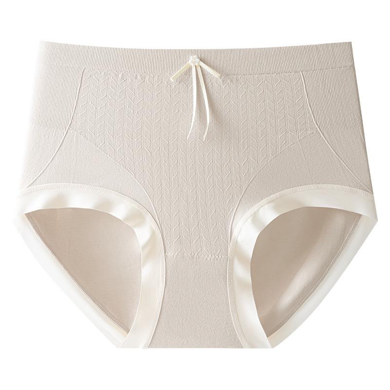 

Жіноча весняно-осіння білизна-трикутник, що моделює фігуру, з високою талією, антибактеріальною ластовицею, для схуднення живота 5XL кавовий