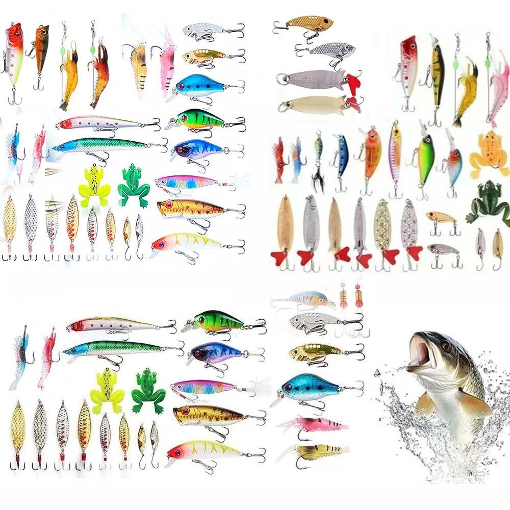 Fish Bait Fishing Advent Calendar Christmas Countdown Artificial Bait Fishing Lure Kit Teen Boys