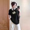 White Short-sleeved T-shirt Women's Pure Cotton New Popular Summer Korean Lazy Wind Loose Half-sleeved T-shirt Top