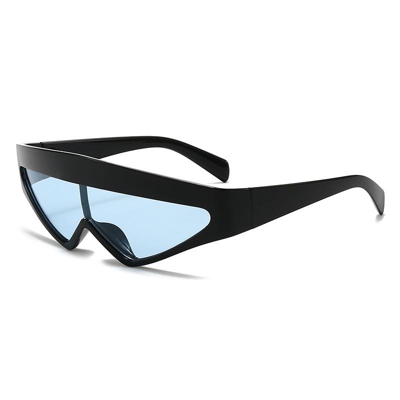 Futuristic European-American One-Piece Triangle Sunglasses