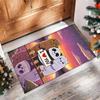 Three little bears Printed Crystal Velvet Area Rug, Soft Anti-Slip Water Absorbent Floor Mat for Living Room Bedroom