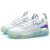 Li Ning Counterflow Slip Resistant Abrasion Resistant Low Top Skateboard Shoes Men's White Gray AGCP289-1