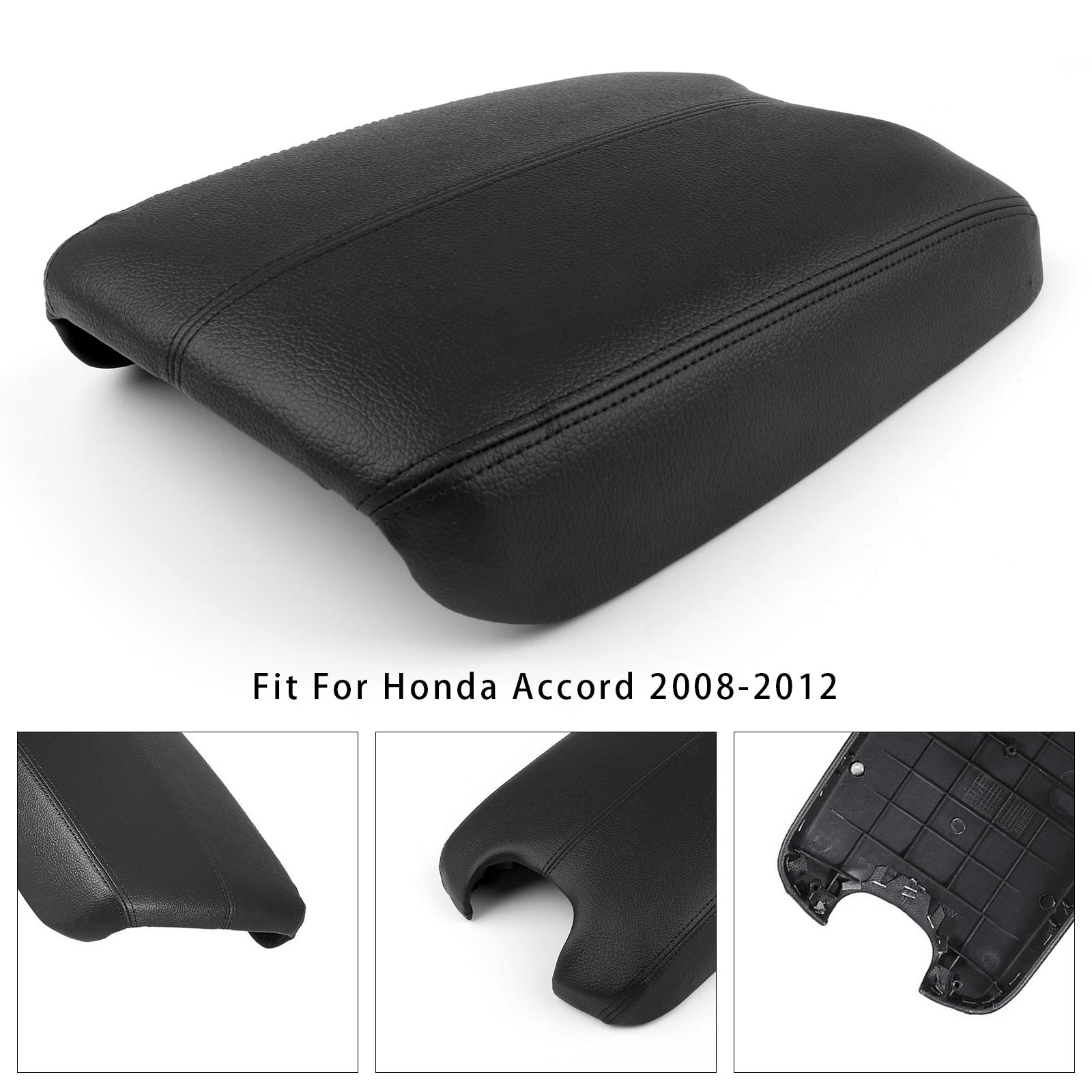 

Black Leather Armrest Centre Console Lid For Honda Accord 2008-2012