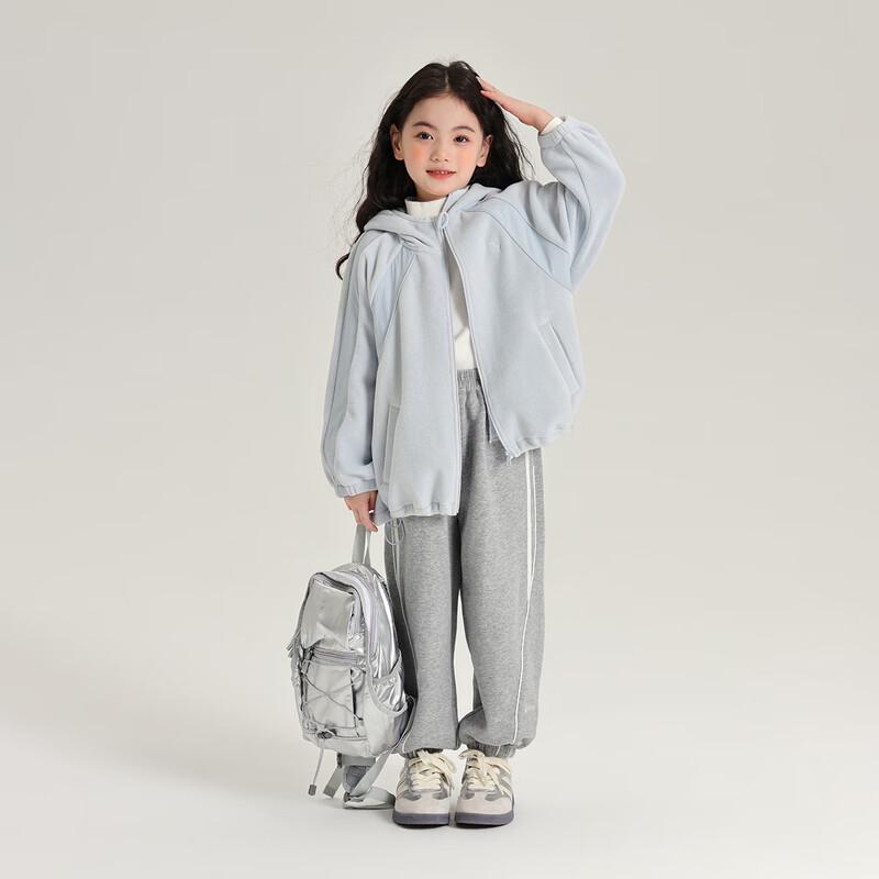 Girls' Fleece Hooded Jacket
