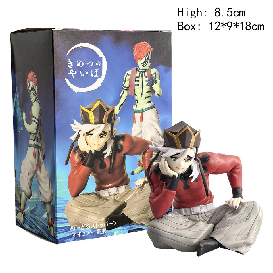 

Animation Demon Slayer Noodle Stopper Akaza Douma Warrior Action Figure Kids Playthings Presents Desk Decoration Piece Collector Decoration POLYVINYL
