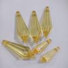 Fashion DIY Colorful Stone 11*33mm 16*50mmJewelry Drop Tip Ice Beads Hanging Beads Acrylic Stone Pendant for Prom Dress