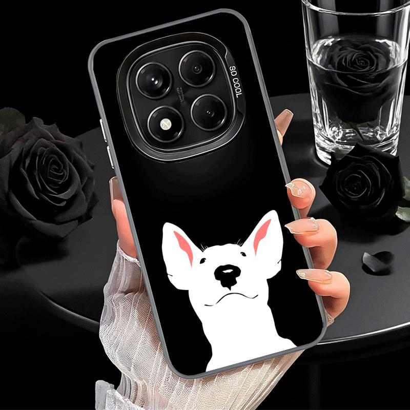 Bull Terrier Dog Cute Puppies Soft Phone Case for Samsung Galaxy S24 S25 FE S26 Edge S23 Ultra S22 Plus S21 + Shockproof Cover B