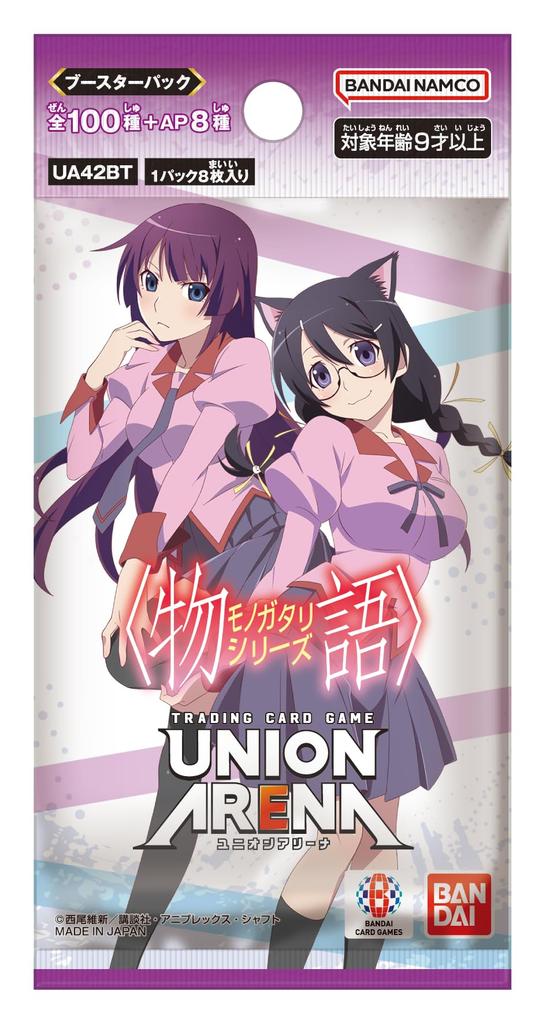 Bandai UNION ARENA Booster Pack Monogatari Series [UA42BT] (BOX) 16 Packs