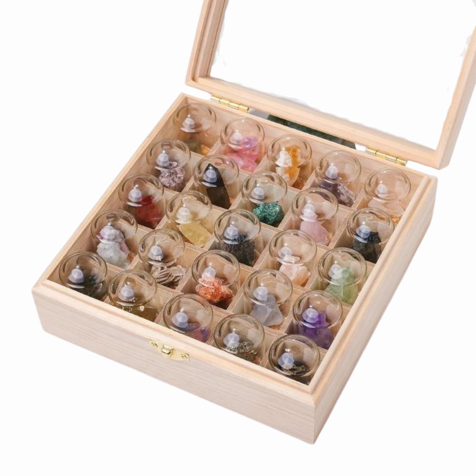 Meilleur Choix Mineral Raw Natural Collection Set of 25 Specimens, Stones, Rocks, Stones, Gemstones, -