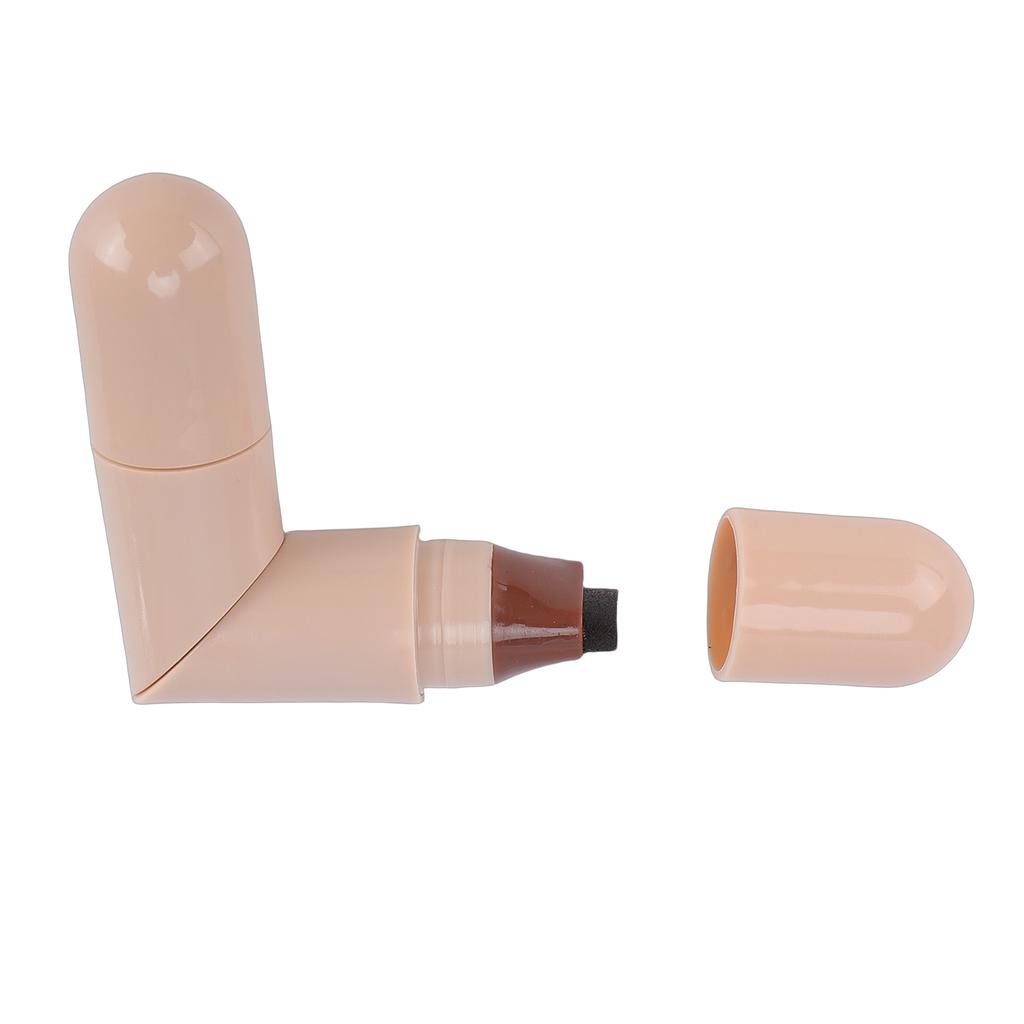 Folding Makeup Stamp Smudge Proof   Lasting Double Headed Makeup Stamp Pen for Beginners