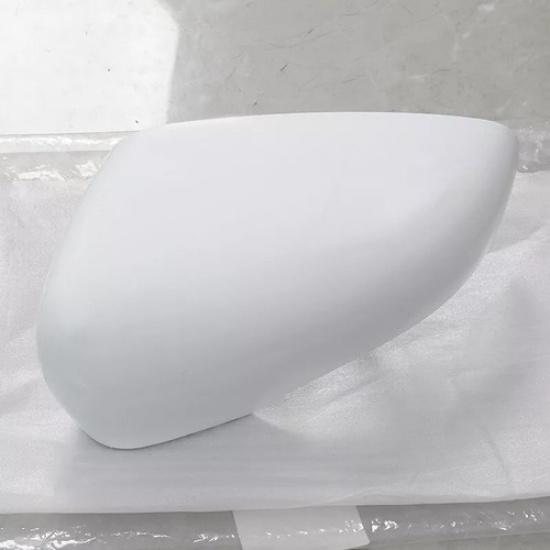 For Renault Clio MK4 2012- Left Side Door Wing Mirror Cover Cap Case White