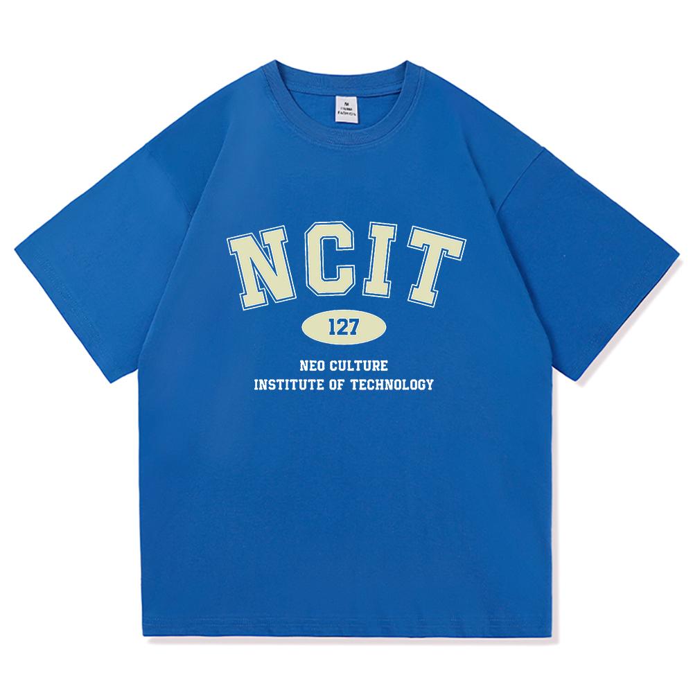 NCT 127 Tričko Módní Muži Harajuku Estetický Streetwear Klasické Tričko Unisex Vysoce Kvalitní Vintage Denní Bavlněná Trička
