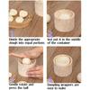Wooden Dumpling Wrapper Quick Easy Dumpling Skin Pressing Tool Dumpling Skin Maker  Pastry
