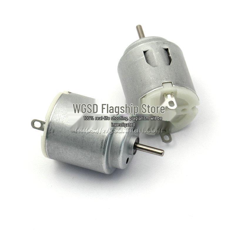 Handmade High-Speed 3V-6V Round DC Electric Motor Toy (Set of 2)