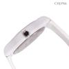 CREPHA Geeignet für Ruhige Zweite Japanische Quarz 3 ATM Wasser Einfaches Silikon 16mm Armband Geeignet für High School und Middle School (Klepha)