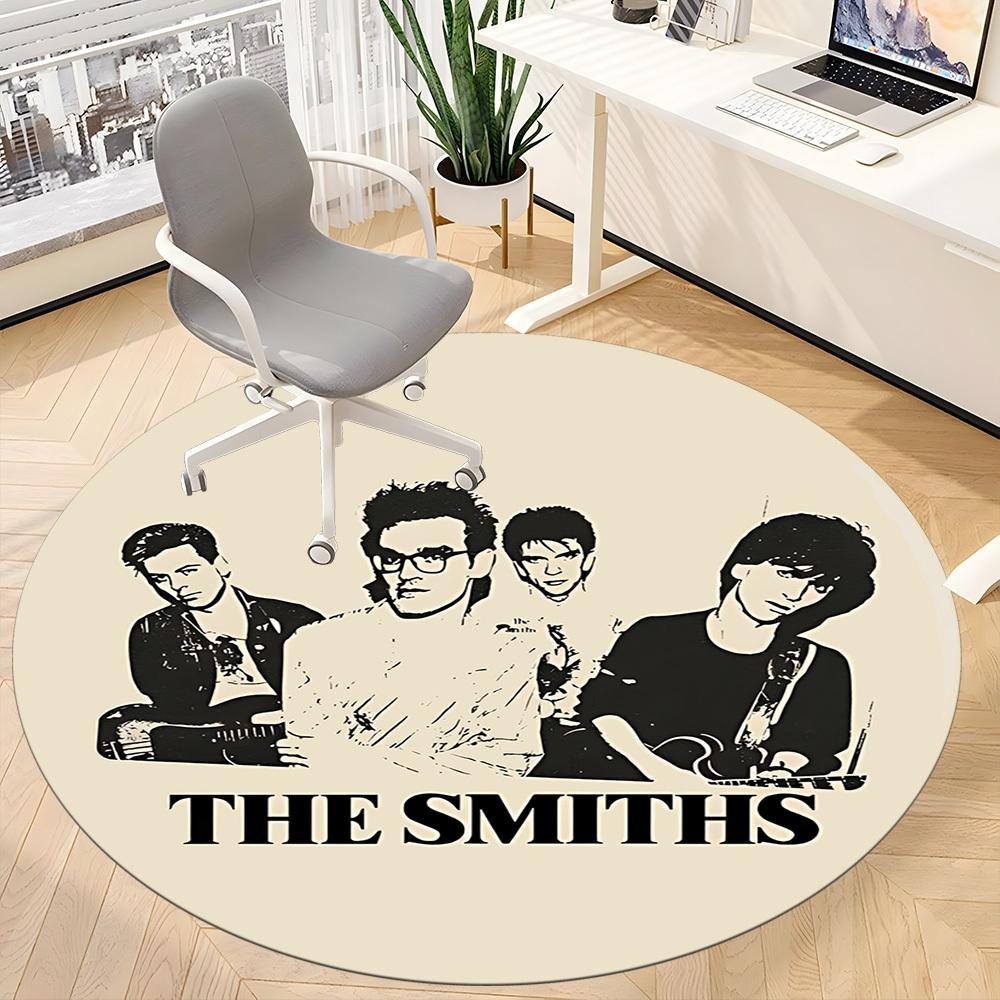 1pc The Smiths Music Band Office Round Area Rug, Under Office Chairs Bedroom Living Room Home Decor a1022357