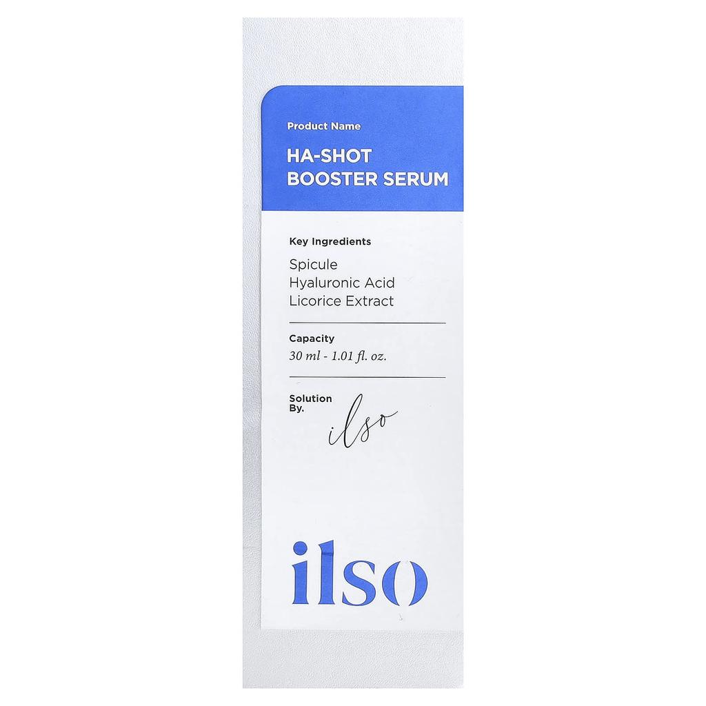 ilso HA-Shot Booster Serum, 30ml (1.01 Fl Oz)