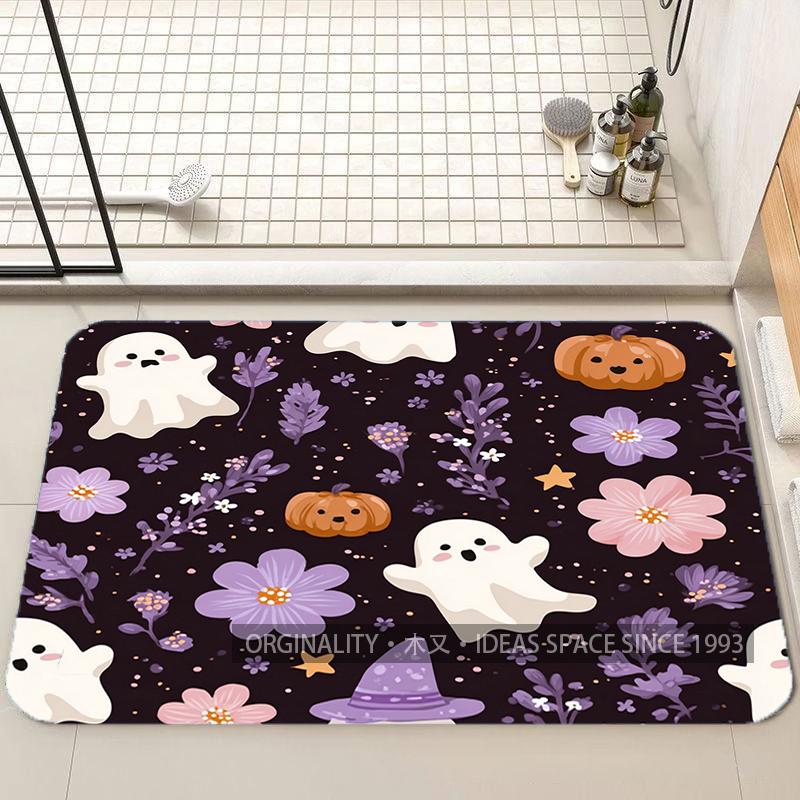 Halloween Pattern Floor Mat Living Room Decoration Home Sofa Non-Slip Carpet Study Bedroom Tatami Children'S Soft Floor Mat