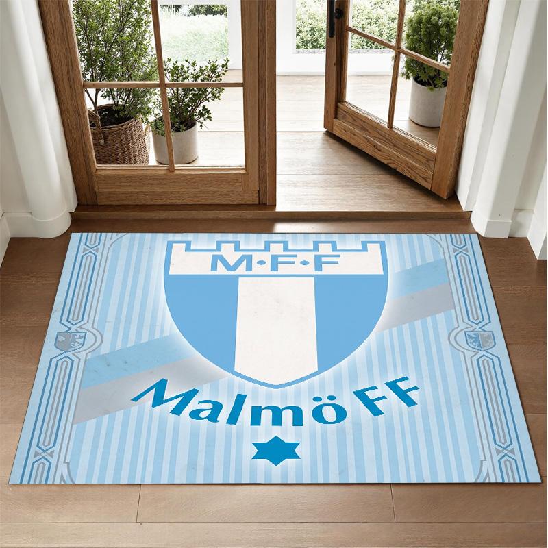 Malmö FF Design Crystal Velvet Rug Soft Decorative Mat for Bedroom Entrance