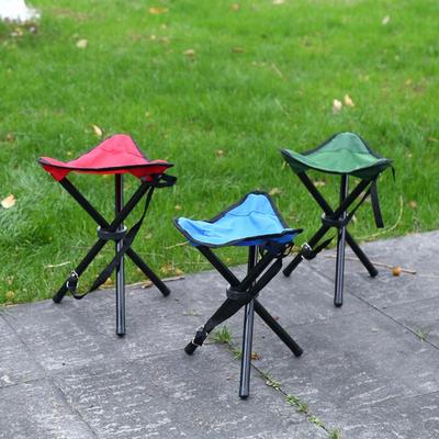 Multifunctional Folding Camping Tripod Stools Portable Fishing Stool Outdoor Chair Beach Small Tripod Stool for Hiking Hunting